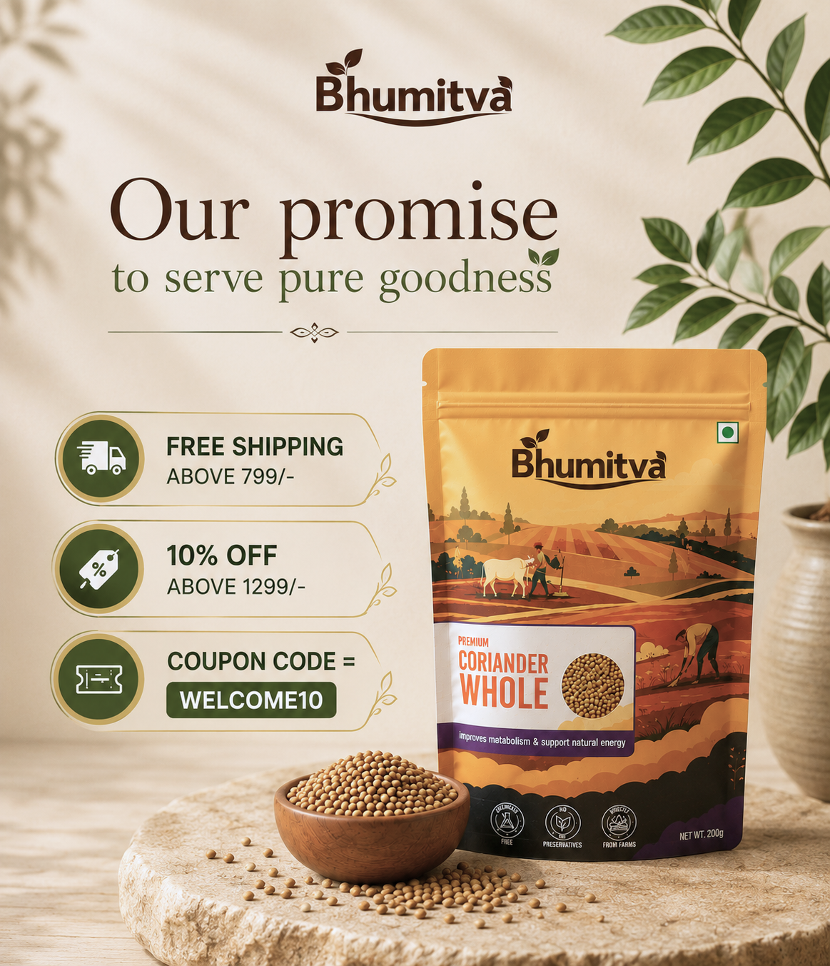 Bhumitva – organic millets, seeds and ghee, from soil to soul